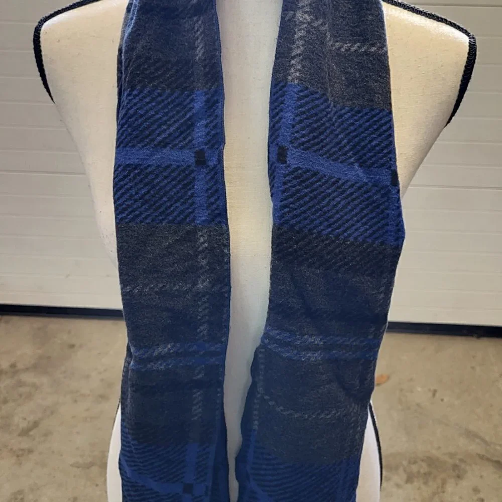 100% Silk Club Room Plaid Scarf